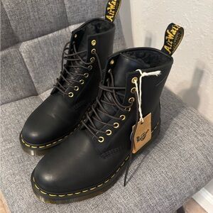Dr. Martens Waterproof Black Boots - 8